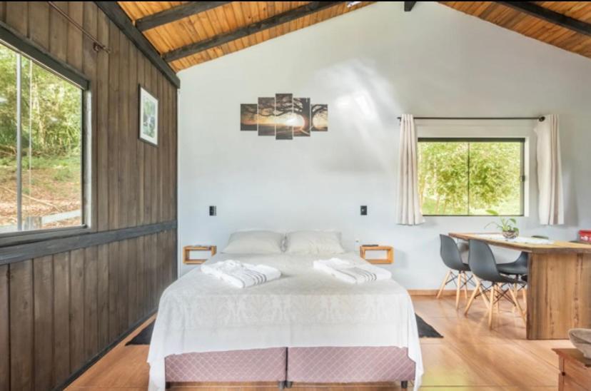 Cabana Sassafras Com Hidromassagem Alfredo Wagner Luaran gambar