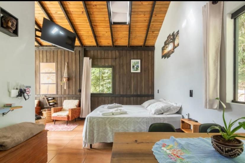 Cabana Sassafras Com Hidromassagem Alfredo Wagner Luaran gambar